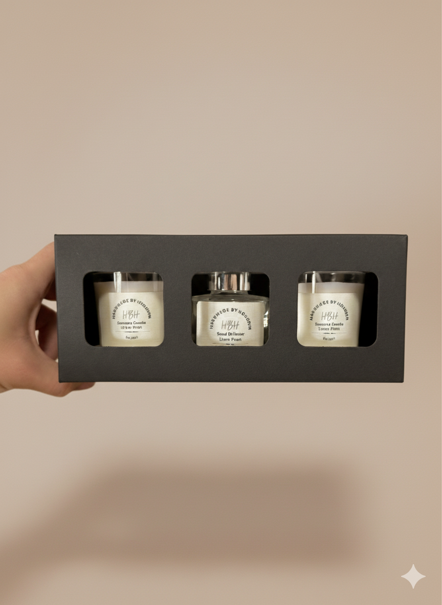 Small Candle and Diffuser Trio