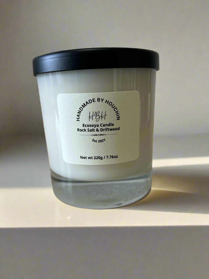 Rock Salt & Driftwood Candle