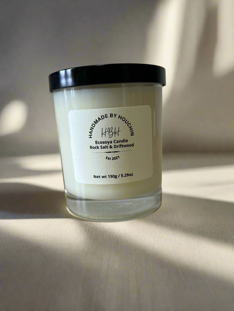 Rock Salt & Driftwood Candle